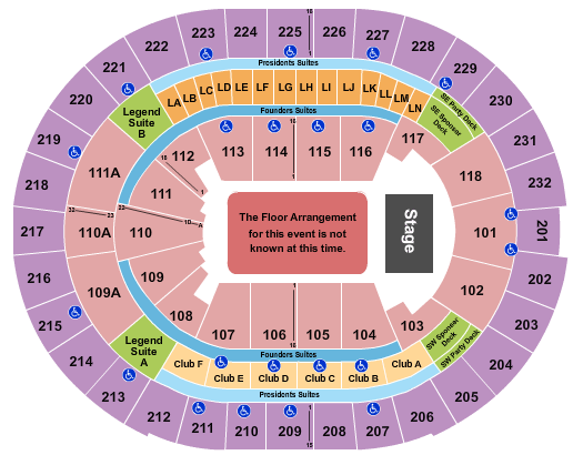 Kia Center Zayn Seating Chart